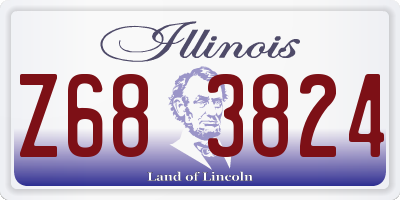 IL license plate Z683824