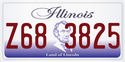 IL license plate Z683825
