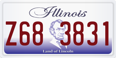 IL license plate Z683831