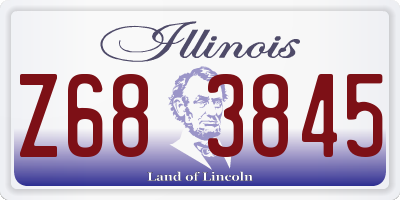 IL license plate Z683845