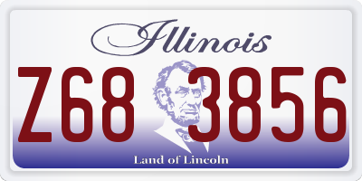 IL license plate Z683856
