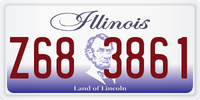IL license plate Z683861