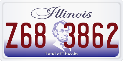 IL license plate Z683862