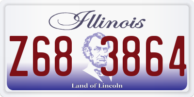 IL license plate Z683864