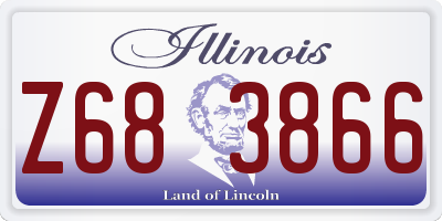 IL license plate Z683866