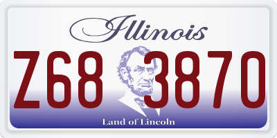 IL license plate Z683870