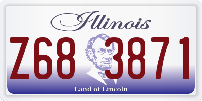 IL license plate Z683871