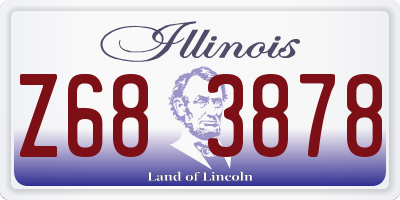 IL license plate Z683878