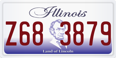 IL license plate Z683879