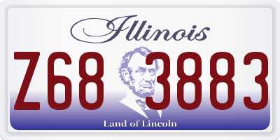 IL license plate Z683883