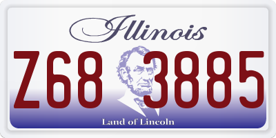 IL license plate Z683885