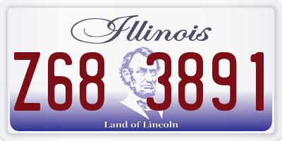IL license plate Z683891