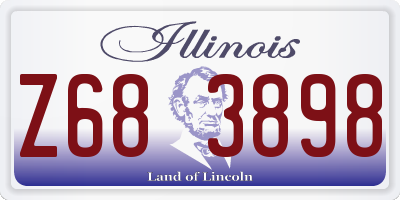 IL license plate Z683898