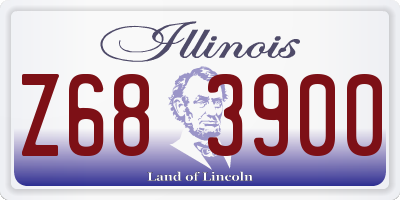 IL license plate Z683900