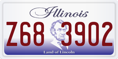 IL license plate Z683902