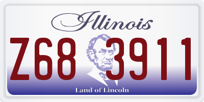 IL license plate Z683911