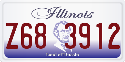 IL license plate Z683912