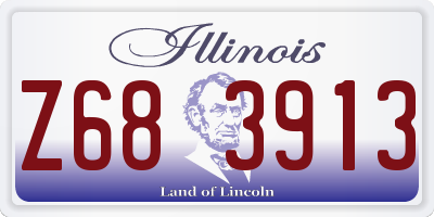 IL license plate Z683913