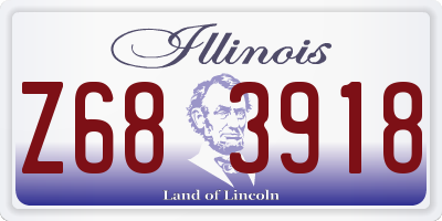 IL license plate Z683918