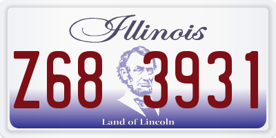 IL license plate Z683931