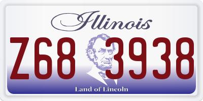 IL license plate Z683938