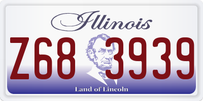 IL license plate Z683939