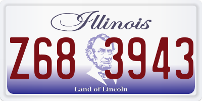 IL license plate Z683943