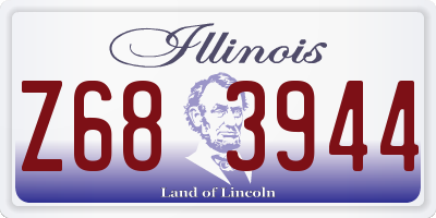 IL license plate Z683944