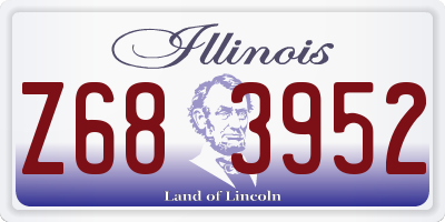 IL license plate Z683952