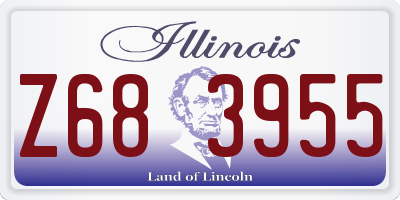 IL license plate Z683955