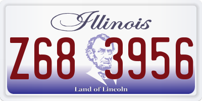IL license plate Z683956