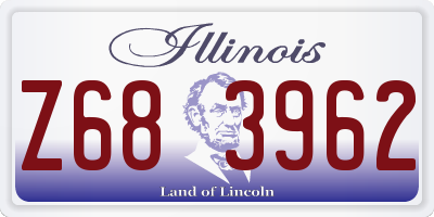 IL license plate Z683962