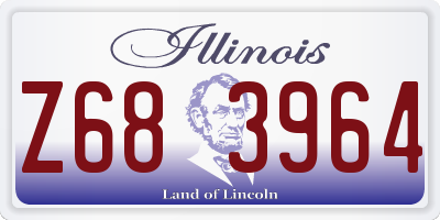 IL license plate Z683964