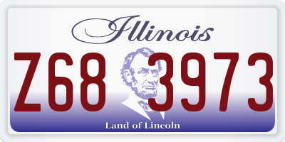 IL license plate Z683973