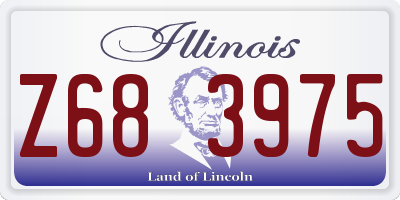 IL license plate Z683975