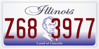 IL license plate Z683977