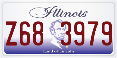 IL license plate Z683979