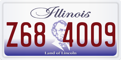 IL license plate Z684009