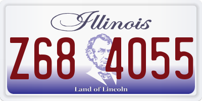 IL license plate Z684055