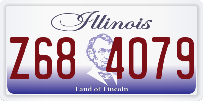 IL license plate Z684079