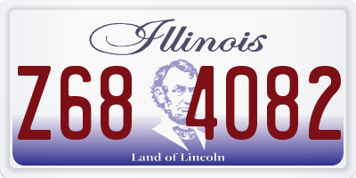 IL license plate Z684082