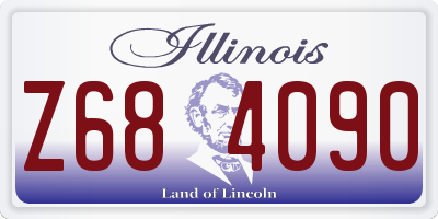 IL license plate Z684090