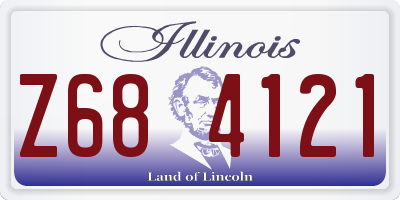 IL license plate Z684121