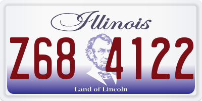 IL license plate Z684122