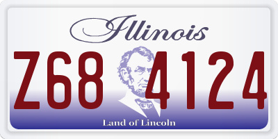 IL license plate Z684124
