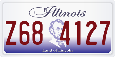 IL license plate Z684127