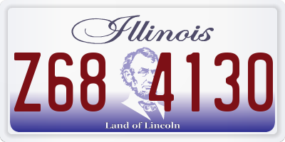 IL license plate Z684130