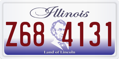 IL license plate Z684131
