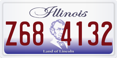 IL license plate Z684132