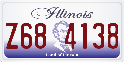 IL license plate Z684138